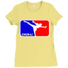 chunli nba style Ladies Fitted T-Shirt