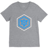 resistance hexagon V-Neck Tee