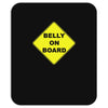 belly on board beer Mousepad