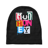 new mudhoney logo Baby Beanies