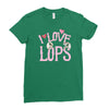 i love lops lots Ladies Fitted T-Shirt