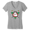 mighty raph Women's V-Neck T-Shirt