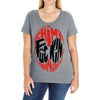 deadpool chimi changas Ladies Curvy T-Shirt