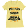 Super Cool Granddaughter Of A Freaking Awesome Grandma Ladies Fitted T-Shirt