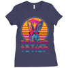Too Hip To Hop  Bunny Easter Ladies Fitted T-Shirt