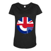 mod union jack, ideal gift, birthday present Maternity Scoop Neck T-shirt