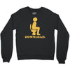 downloading poop Crewneck Sweatshirt