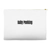 baby peeking Accessory Pouches