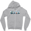 magical unicorns Zipper Hoodie