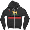 colifornia republic parody pugfornia republic Zipper Hoodie
