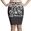 rusty motorcycles Pencil Skirts
