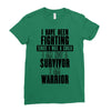 i am warrior Ladies Fitted T-Shirt