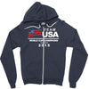 usa world cup champions Zipper Hoodie