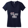 also available in sober t shirt Women's V-Neck T-Shirt