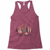 night in the forest Racerback Tank
