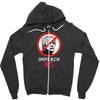 Impeach 45 Stop Trump Zipper Hoodie
