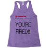 back to the future you are fired Racerback Tank