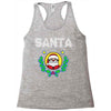 santa christmas Racerback Tank