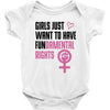 Girls Just Want to Have Fundamental Rights Baby Onesie
