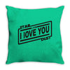 i love you stardust Throw Pillow