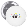 I Hate People Pin-back button