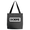 Dobre Black/White Tote Bags