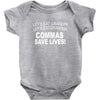 commassavenavy Baby Bodysuit
