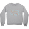an exhaustive guide to cuts of meat Crewneck Sweatshirt