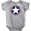 star us america  independence Baby Onesie