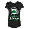 drunk lives matter Maternity Scoop Neck T-shirt