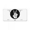 Peace License Plate