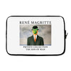 René Magritte The Son Of Man Laptop sleeve