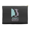 women's march 2017 on washington Accessory Pouches