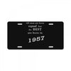 best men are born in 1957   60th birthday License Plate