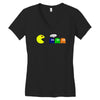 funny zombie Women's V-Neck T-Shirt