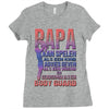 papa   body guard Ladies Fitted T-Shirt