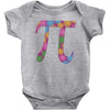 spring pi tshirts  flowery colorful pi day gifts Baby Onesie