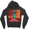i want to believe santa parody Zipper Hoodie