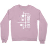 spaceship timeline funny  sci fi star retro wars trek joke cool Crewneck Sweatshirt