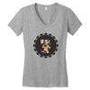 ronaldinho anime Women's V-Neck T-Shirt