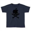 apple skull Toddler T-shirt