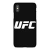 ufc white logo iPhoneX Case