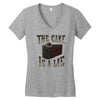 the cake is a lie Women's V-Neck T-Shirt