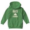 the 8th day god made farmers Youth Hoodie