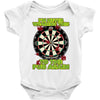 funny darts i'm never wearing, ideal gift or birthday present. Baby Bodysuit
