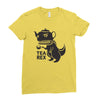 tea rex Ladies Fitted T-Shirt