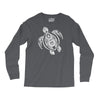 hawaiian turtle tribal art Long Sleeve Shirts