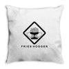 fries hogger Throw Pillow