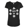 christmas gift carpe dm Maternity Scoop Neck T-shirt