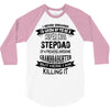 Super Cool Stepdad Of A Freaking Awesome Granddaughter 3/4 Sleeve Shirt